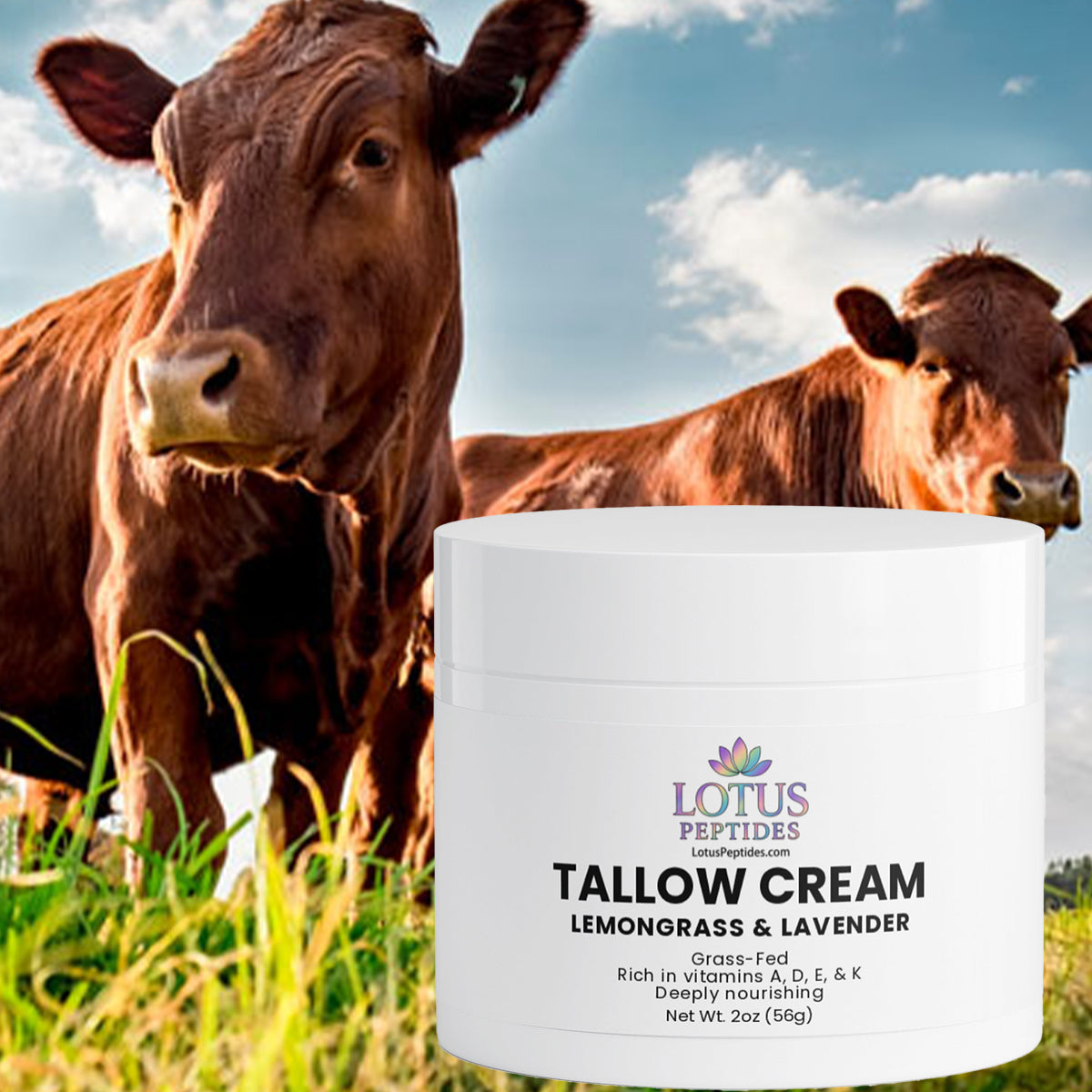 Tallow Cream Lemongrass & Lavender